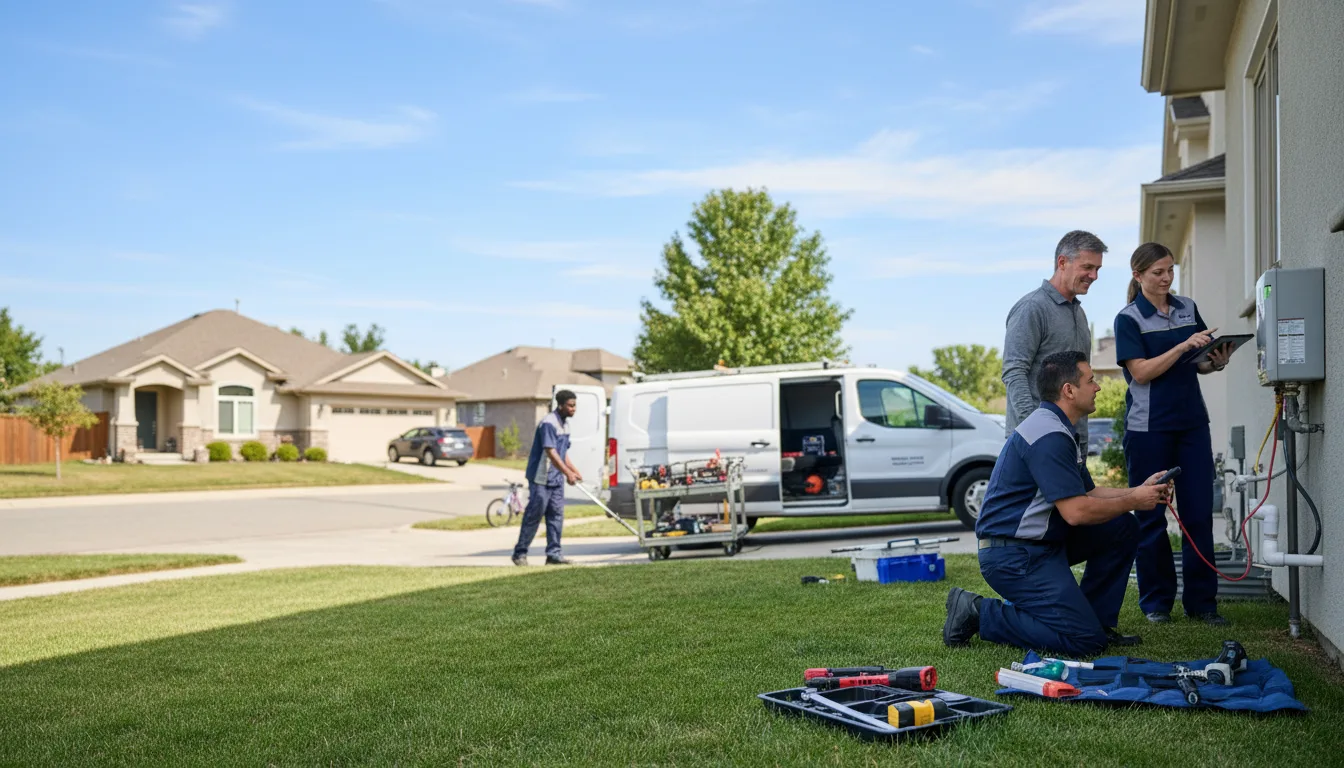 Tankless water heater service in Medway, OH